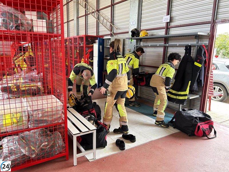 Los bomberos del CPEI de Badajoz reducirán su jornada laboral a 35 horas semanales a partir de 2024.