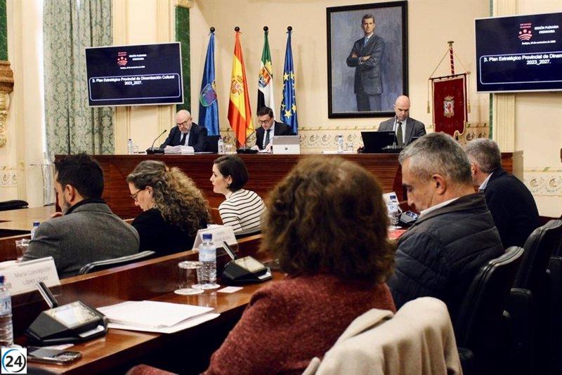 El presupuesto de 310 millones para 2024 en Badajoz es aprobado por la Diputación, con el apoyo del PSOE y la abstención del PP.