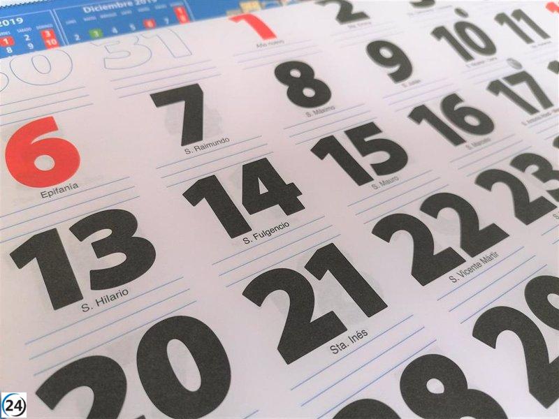 Extremadura establece los días no laborables en su calendario para el año 2024.