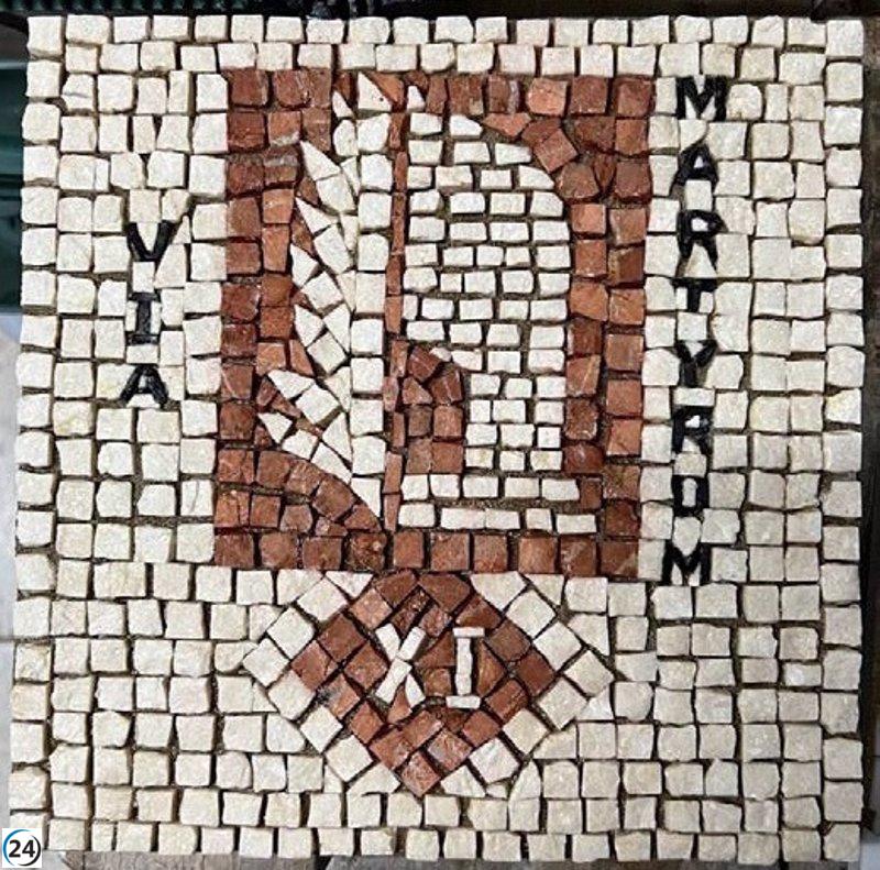 El Via Martyrium de Santa Eulalia contará con 14 mosaicos para marcar sus paradas desde el Puente Romano de Mérida.